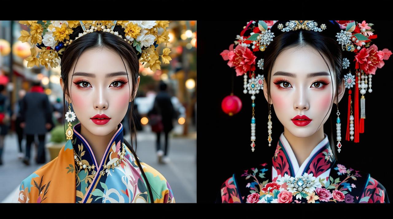 私房网汉服变装短视频 - 从现代到古代的华丽变身